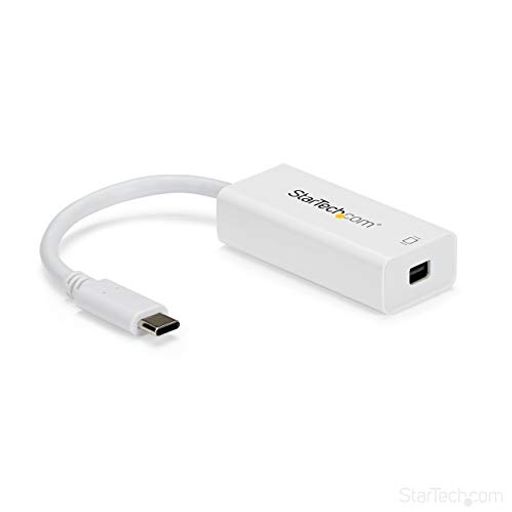 STARTECH.COM USB-C - MINI DISPLAYPORT変換アダプタ 4K/60HZ ホワイト USB TYPE-C(オス) - MINI DP(メス) CDP2MDP