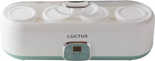 LALALUCTUS(ラララクタス) ヨーグルトメーカー 発酵ぷらす 甘酒メーカー 温度調節機能 タイマー機能 容器4個 レシピブック付き 塩こうじ