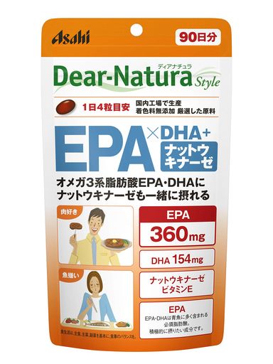 ディアナチュラスタイル EPA×DHA+ナットウキナーゼ 360粒(90日)