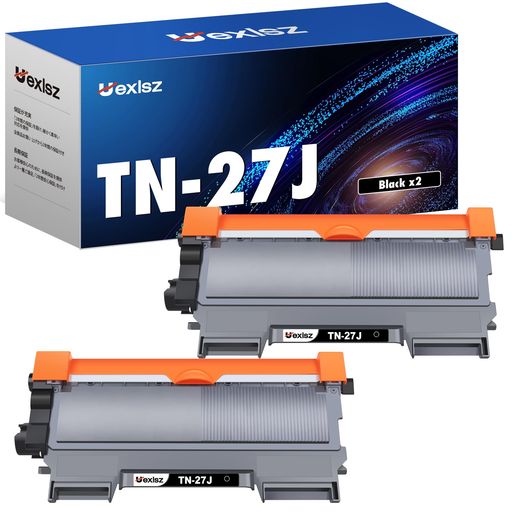 TN-27J トナーカートリッジ 2本セット ブラザー（BROTHER） 用 27J 互換 FAX 対応型番：MFC-7460DN DCP-7065DN DCP-7060D FAX-7860DW FAX