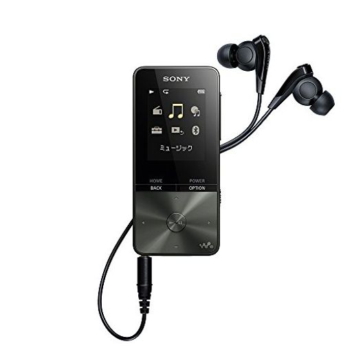 ソニー ウォークマン Sシリーズ 4GB NW-S313: MP3プレーヤー BLUETOOTH対応 最大52時間連続再生 イヤホン付属 2017年モデル ブラック NW