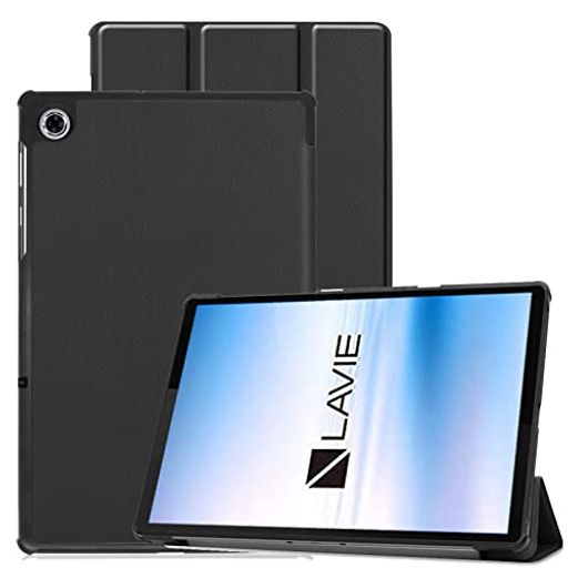 FOR NEC LAVIE TAB E TE510 / LENOVO SMART TAB M10 FHD PLUS WITH ALEXA BUILT-IN 用の 三つ折ケース 手帳型 スマートケース マグネット