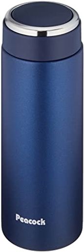 ピーコック 水筒 マグ ボトル 容量 真空断熱二重構造 スポーツドリンク 対応 保冷 保温 魔法瓶 インディゴ ブルー AKW-35 A