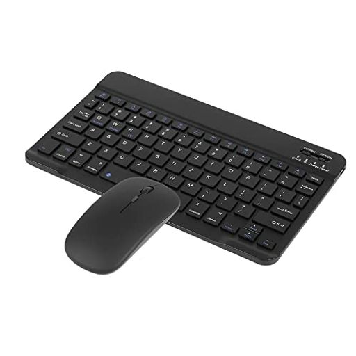 ワイヤレスキーボード マウスセット 小型 タブレットキーボード IPAD対応 キーボード BLUETOOTH スマホ用キーボード かわいい 10イン USB