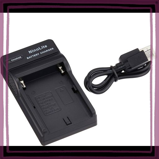 NINOLITE USB型 バッテリー 用 充電器 海外用交換プラグ付 NP-FM500H NP-FM55H 等対応 チャージャー DC01/K4/C