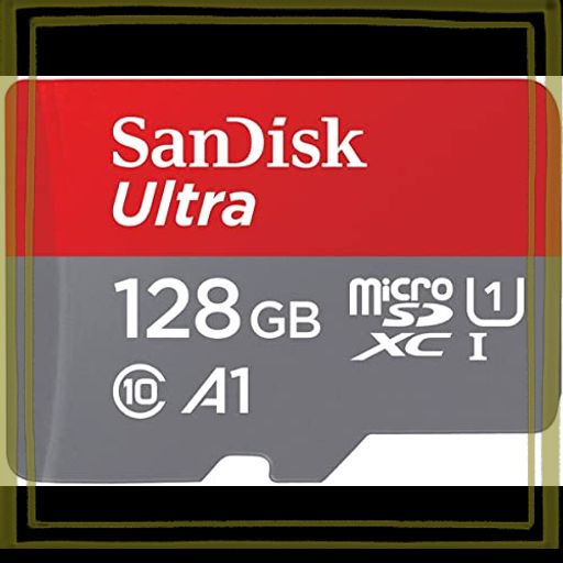SANDISK (サンディスク) 128GB ULTRA MICROSDXC UHS-I メモリーカード アダプター付き - 120MB/S C10 U1 フルHD A1 MICRO SD カード - SD