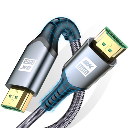 HDMI 2.1 HDMIケーブル 2M [PS4 PS5対応] HDMI 2.1 規格 8K@60HZ 4K@120HZ/144HZ 8K HDMIケーブル 2.1 超高速 UHD 48GBPS EARC DYNAMICHD