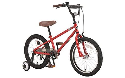 アルテージ(ALTAGE) 子ども用 自転車 18インチ 補助輪 スタンド 両方付属 BMX AKB-006 レッド 46685