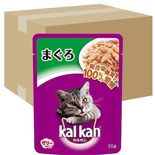 カルカン パウチ まぐろ キャットフード 成猫用 70G×160 (ケース販売)