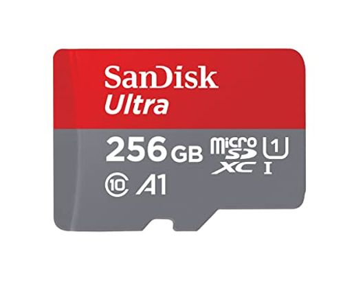 SANDISK (サンディスク) 256GB ULTRA MICROSDXC UHS-I メモリーカード アダプター付き - 120MB/S C10 U1 フルHD A1 MICRO SD カード - SD