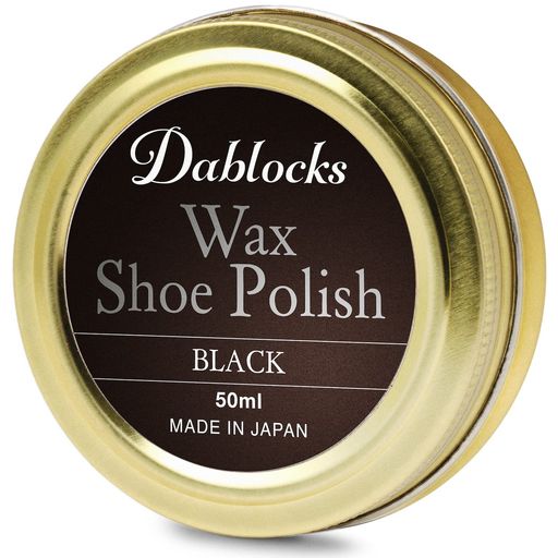 [DABLOCKS] 鏡面磨きワックス 革靴 50ML 日本製 (ブラック)