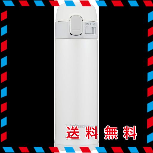象印マホービン(ZOJIRUSHI) 水筒 ステンレス ボトル 直飲み 300MLワンタッチ オープン タイプ ホワイト SM-PC30-WA