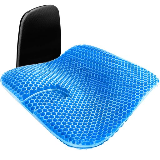 DEWEL ゲルクッション 二重構造 クッション 座布団 無重力 高弾性 体圧分散 通気性 蒸れない 椅子ゲルクッション 良い座り心地 洗えるク