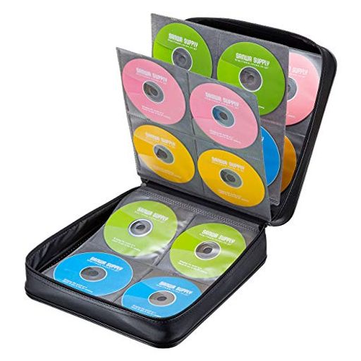 サンワサプライ メディアケース BLU-RAY対応 セミハード BD/DVD/CD 320枚収納 ブラック FCD-WLBD320BK