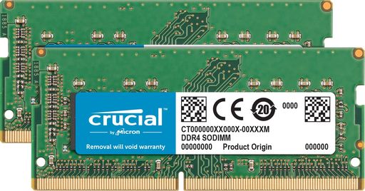 CRUCIAL ノートPC用増設メモリ 16GB(8GBX2枚) DDR4 2666MT/S(PC4-21300) CL19 SODIMM 260PIN CT2K8G4SFRA266