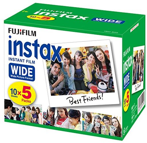 富士フイルム(FUJIFILM) インスタントカメラ ワイド用フィルム 50枚入 INSTAX WIDE K R 5