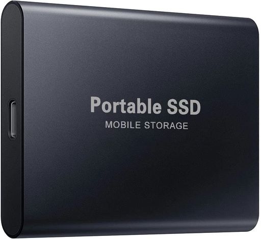 ポータブルSSD 外付けSSD 1TB 新しいアップグレードされた外付けSSD 超小型 超高速 USB3.2 GEN2 読み取り速度最大500MB/S PS4 動作確認済