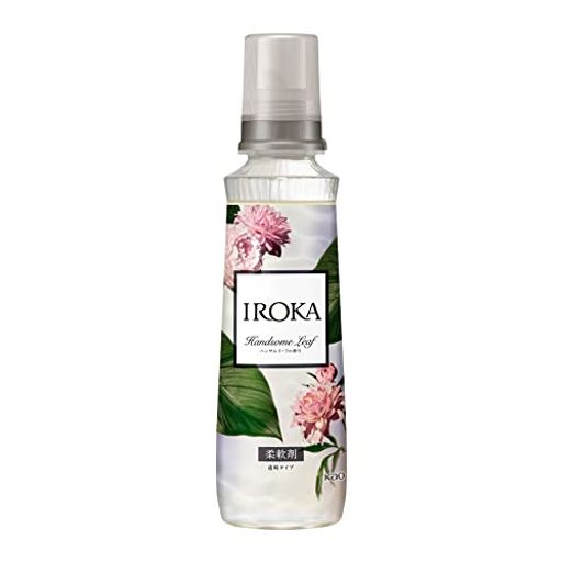 IROKA 液体 柔軟剤 香水のように上質で透明感あふれる香り ハンサムリーフの香り 本体570ML