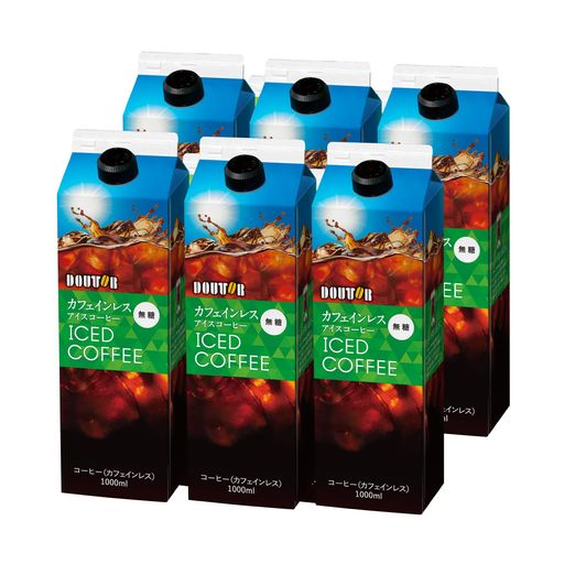 ドトールコーヒー ギフト CL-123 カフェインレスコーヒー 1000ML×6本