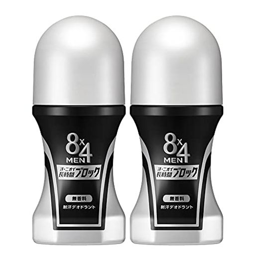8X4メン ロールオン 無香料 60ML×2個セット エイトフォーメン デオドラント 男性用 メンズ