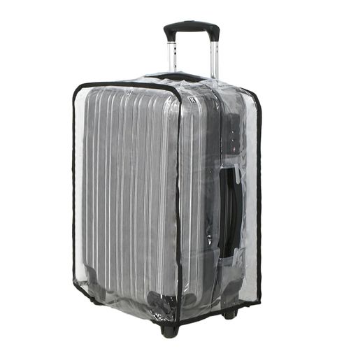 [ANNI] スーツケースカバー キャリーケースカバー 透明 簡単装着 防水 PVC素材 旅行 傷防止 汚れ防止 (26インチ)