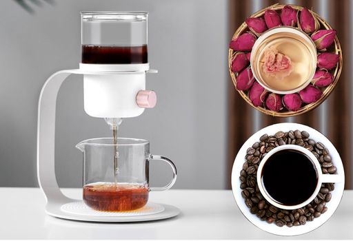 GUGRIDA コーヒーサーバー ドリップコーヒーサーバー ハンドドリップコーヒーサーバー お茶メーカー コーヒーポットとティーポットの2合1