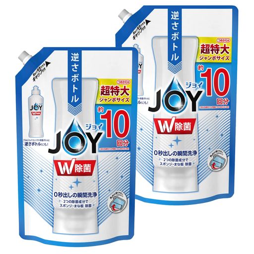 【まとめ買い】 除菌ジョイ コンパクト 食器用洗剤 詰め替え ジャンボ 1330ML × 2個