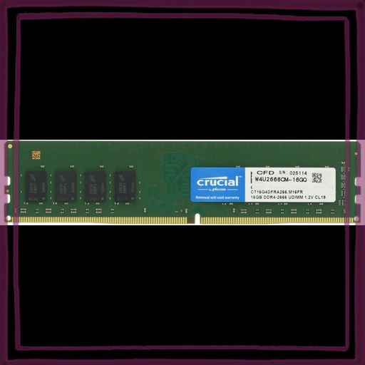 CFD販売 デスクトップPC用メモリ DDR4-2666 (PC4-21300) 16GB×2枚 (32GB) 288PIN 相性保証 無期限保証 CRUCIAL BY MICRON W4U2666CM-16G