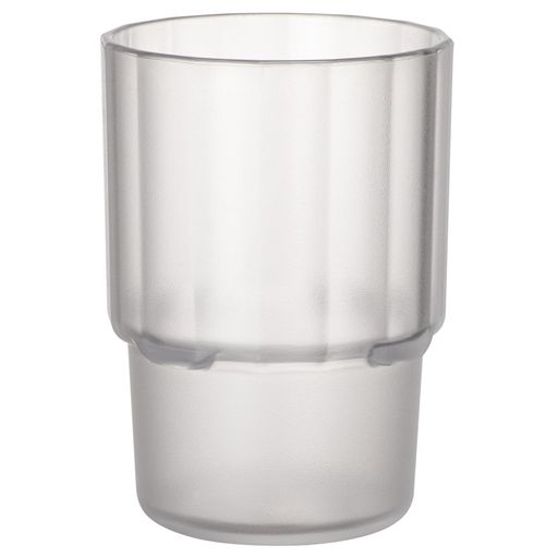 石川樹脂工業 タンブラー お冷グラス クリア 215ML, 直径6.3×高さ8.3CM 割れないグラス トライタン 食洗機対応 耐熱100度 日本製 PG108_