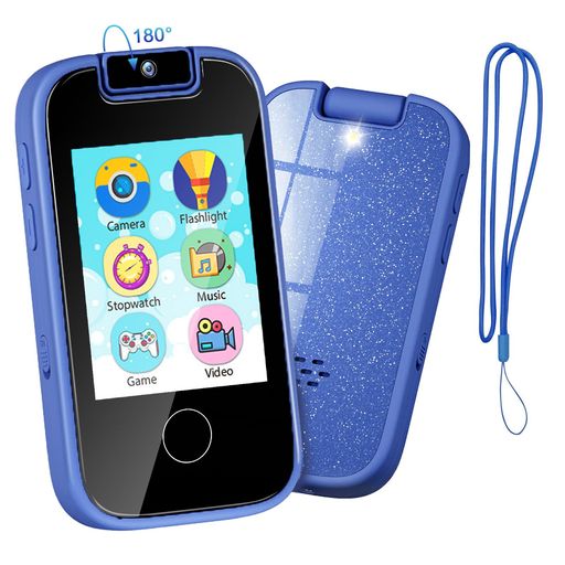 PTHTECHUS? 子供 スマートフォン 赤ちゃんの携帯電話 おもちゃ, 子供用スマートフォン、子供向けKIDS PHONE 知育おもちゃ 2.8インチ 幼児