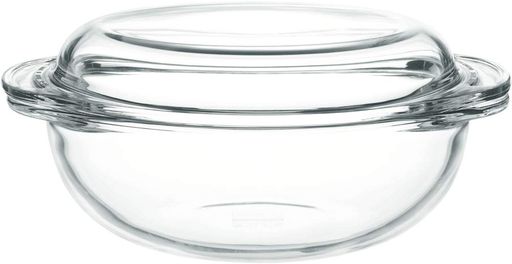 IWAKI(イワキ) 耐熱ガラス グラタン皿 キャセロール 24×20×10CM 1.5L B683