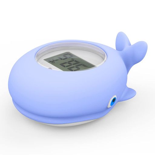 ORIGINCOM 湯温度計 水温計 赤ちゃんのお風呂に 沐浴 新生児 お風呂おもちゃ デジタル温度計 水に浮かぶ 浮型湯温計 リマインダー設定可
