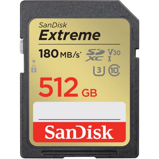 SANDISK (サンディスク) 512GB EXTREME (エクストリーム) SDXC UHS-I メモリーカード - C10/U3/V30/4K/UHD SDカード - SDSDXVV-512G-GNCI