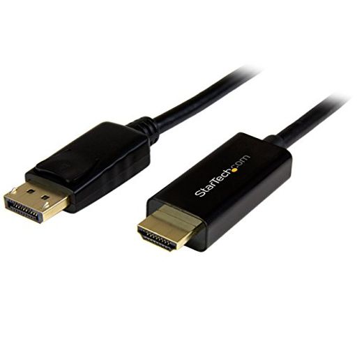 STARTECH.COM DISPLAYPORT - HDMI 変換アダプタケーブル/1M/DP 1.2 - HDMI ビデオ変換/4K30HZ/ディスプレイポート - HDMI 変換コード/DP