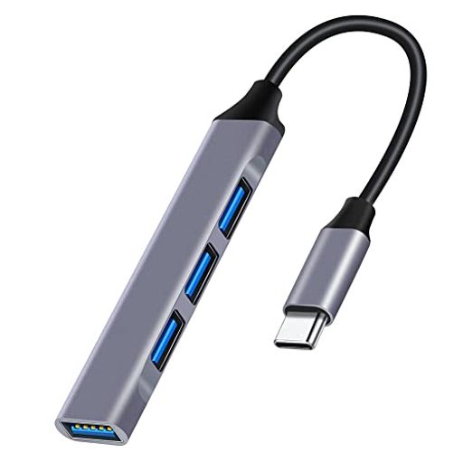 BESINCE USBハブ TYPE-C TO USB3.0 1ポート USB2.0 3ポート 最大伝送速度5GBPS USB2.0/1.1との互換性あり コンピュータ USB-C ハブ 4IN1