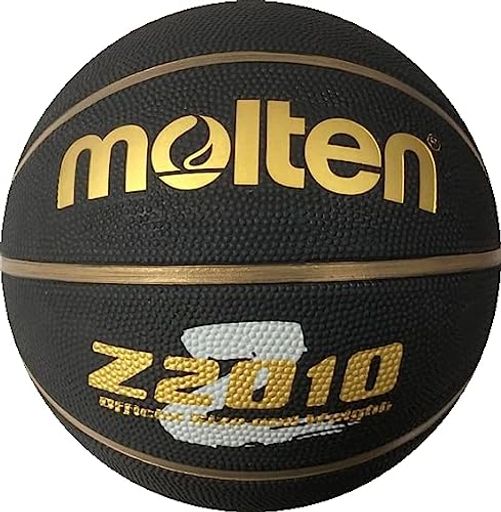 MOLTEN（モルテン） バスケットボール Z2010 7号球 中学生以上男子 ブラック×ゴールド ゴム B7Z2010-KZ