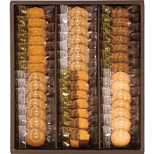 神戸トラッドクッキー クッキー詰め合わせ / 個包装で42枚入り 一口サイズで女性にもサイズ / ココナッツ・紅茶・チョコアーモンド・カフ