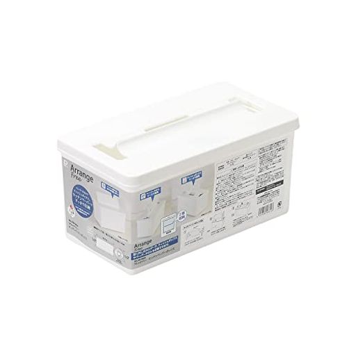 パール金属 収納 ボックス ケース ホルダー キッチンペーパー ペーパータオル ティッシュ 蓋付 日本製 ホワイト アレンジフリー HB-6654