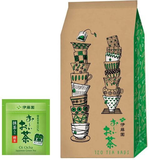 伊藤園 エコティーバッグ おーいお茶 緑茶 (抹茶入り) 1.8G×120袋