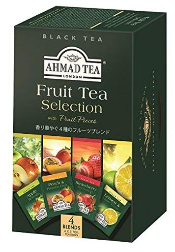 AHMAD TEA ( アーマッドティー ) フルーツセレクション ティーバッグ 20袋 ×3個 [ アソート: アップル レモン & ライム ピーチ & パッショ