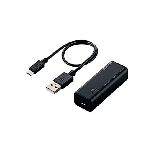 エレコム WIFIルーター 無線LAN ポータブル 300MBPS USBケーブル付属 WRH-300BK3-S