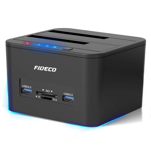 FIDECO HDDスタンド USB 3.0接続2.5/3.5