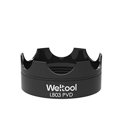 WELTOOL LB03PVDフラッシュライト保護用懐中電灯ストライクベゼルブラック FOR MAGLITE C/D ML300L & ML300 LX用