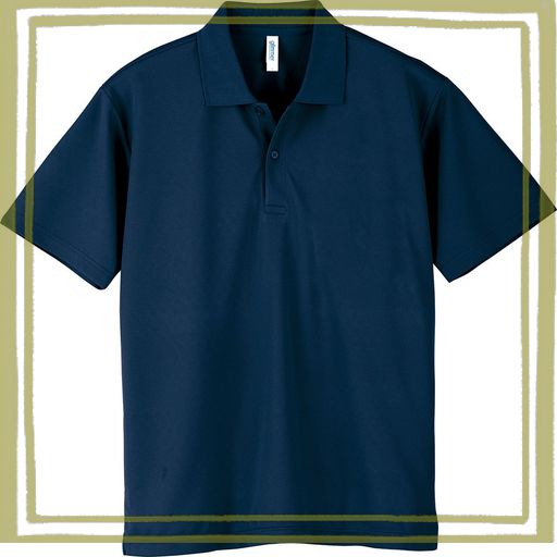 [グリマー] 半袖 4.4オンス ドライ ポロシャツ [UV カット] 00302-ADP ネイビー 4L (日本サイズ4L相当)