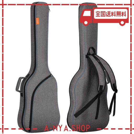CAHAYA エレキギターケース ソフトケース 高級版 軽量 ギター ソフト バッグ 8MM厚パッド入り 肩掛け 手提げ 大容量ポケット付き 持ち運