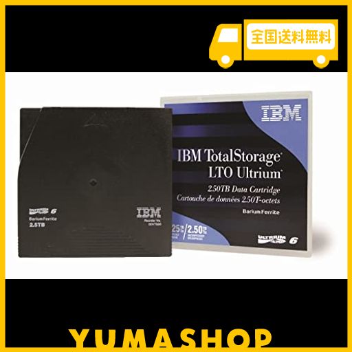 日本アイ・ビー・エム(メディア) ULTRIUM LTO6テープカートリッジ 2.5TB/6.25TB 00V7590
