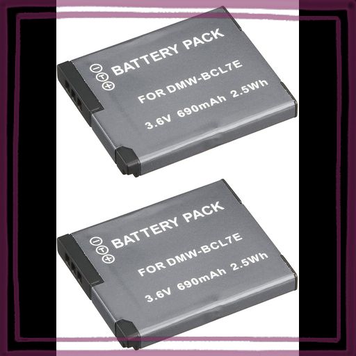 NINOLITE DMW-BCL7 互換 バッテリー 2個セット パナソニック等対応 DMWBCL7X2_T.K.GAI