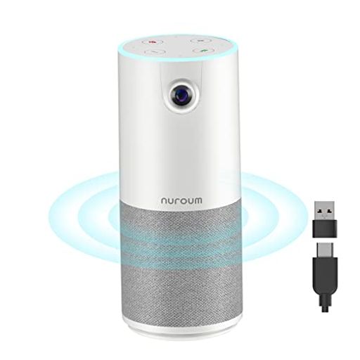 NUROUM ＷEBカメラ 会議用 マイクスピーカー 1台3役 スピーカーフォン NUROUM C10 一体型 ウェブカメラ 1080P@30FPS HDR機能付き 90°超