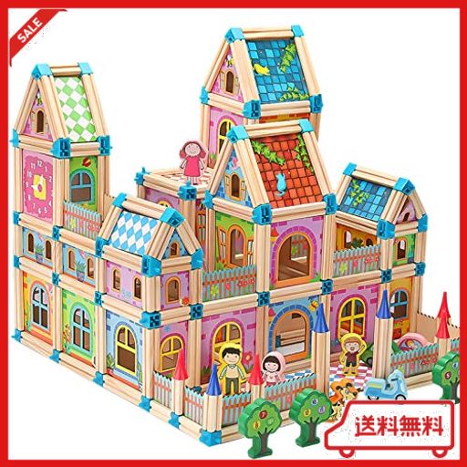 TYORORO おもちゃ 知育玩具 男の子 女の子 人気 積み木 組み立て 木製ビルディングブロック 建築家 かわいい 創造力 思考力 想像力 空間