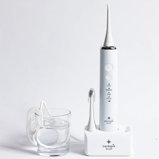 口腔洗浄器 2IN1 デンタピックロイヤル 電動歯ブラシ タンクレス 携帯用 ランキング 口内洗浄機 防水 フロス 歯間 ブラシ 本体 矯正器具